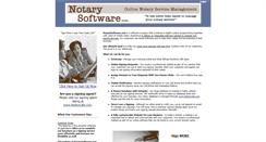 Desktop Screenshot of notarysoftware.com
